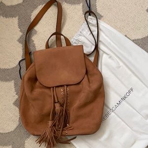 Like new Rebeccaminkoff suede backpack